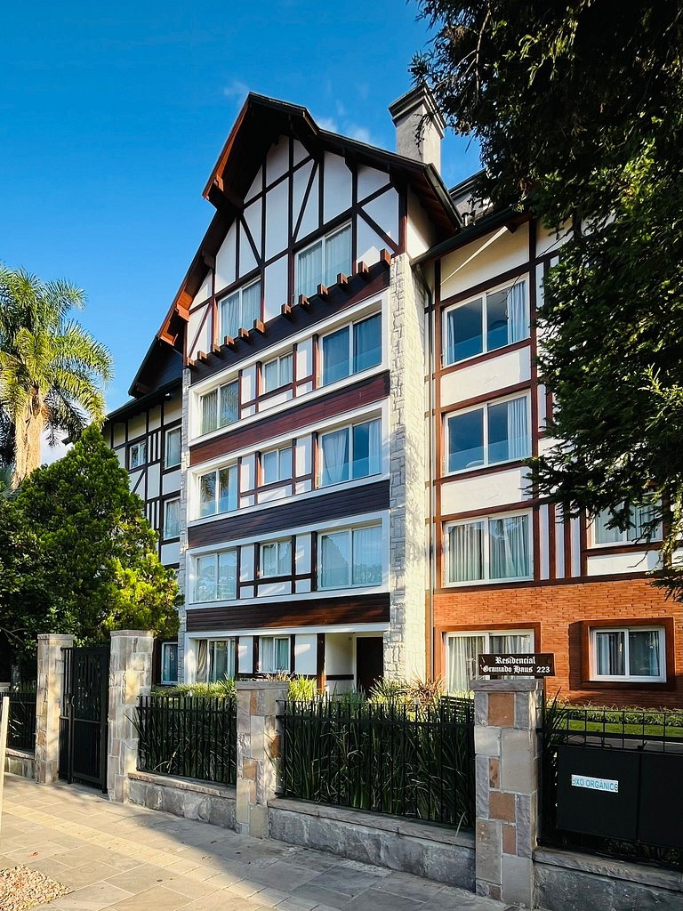 Gramado Haus – Apartamento de 2 quartos com 1 suíte no centr