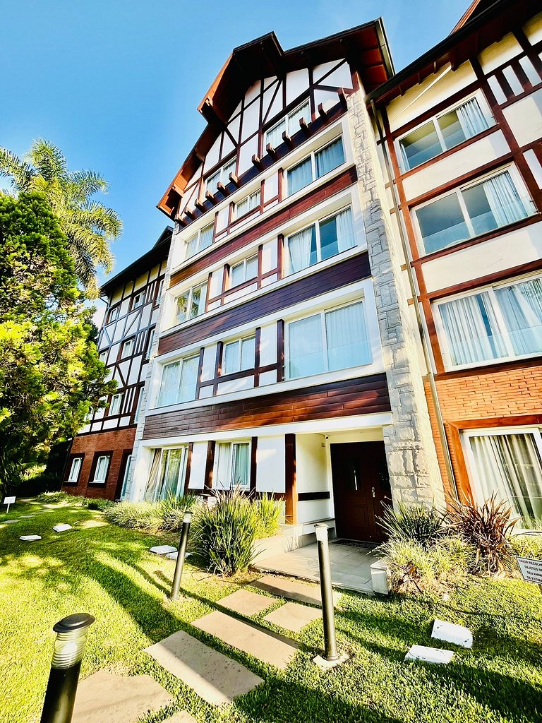 Gramado Haus – Apartamento de 2 quartos com 1 suíte no centr
