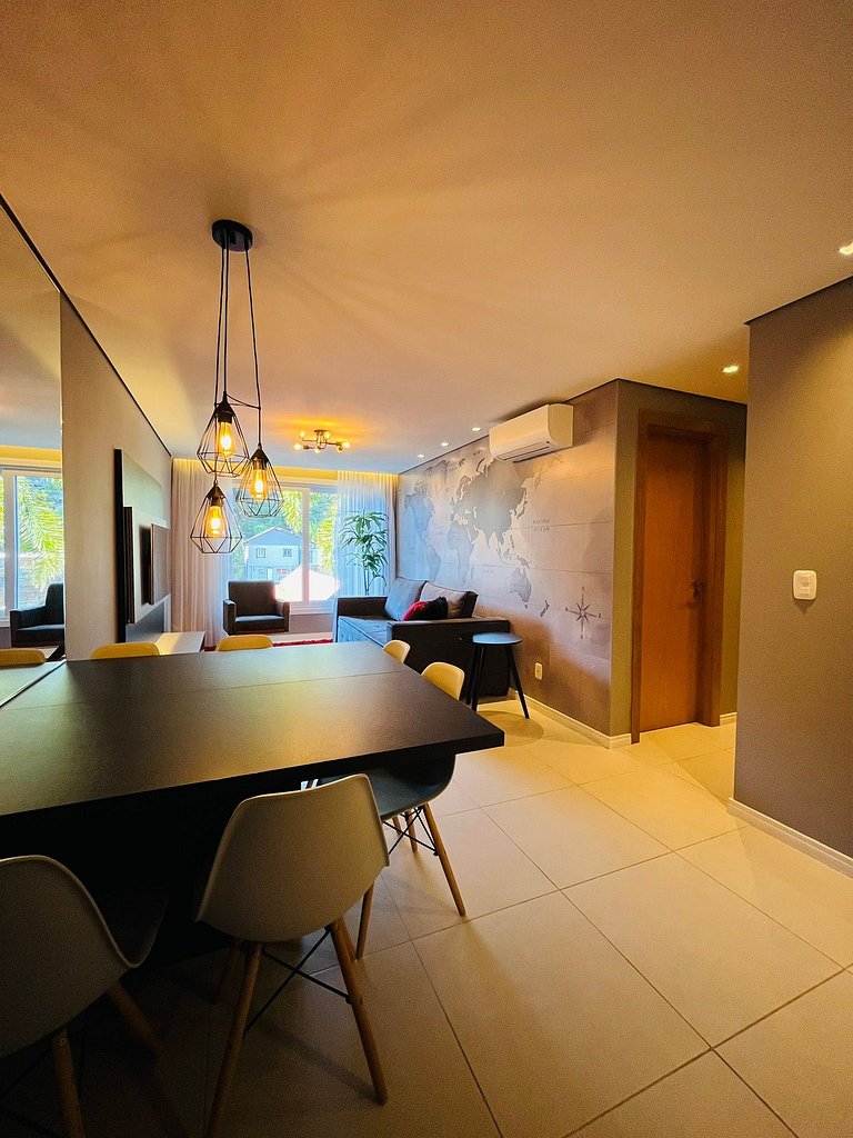 Apartamento de 2 quartos, 1 suíte, centro Gramado
