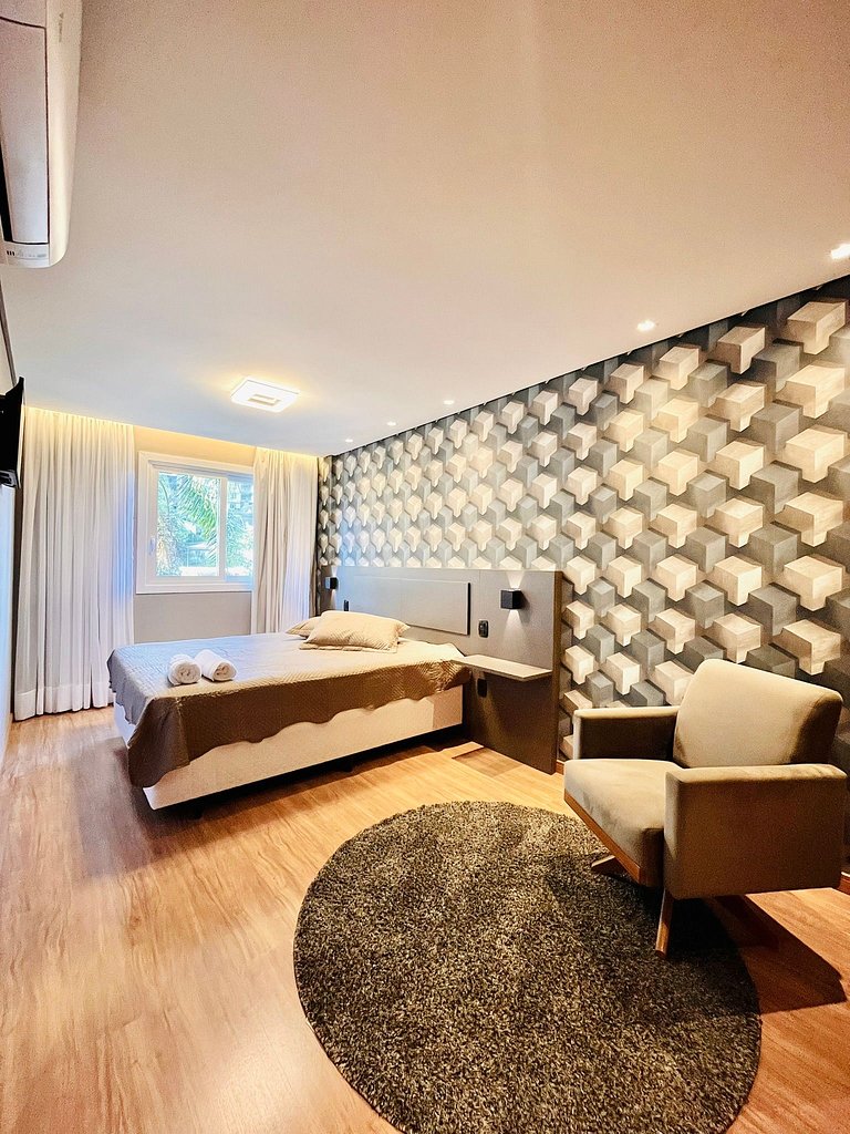 Apartamento de 2 quartos, 1 suíte, centro Gramado