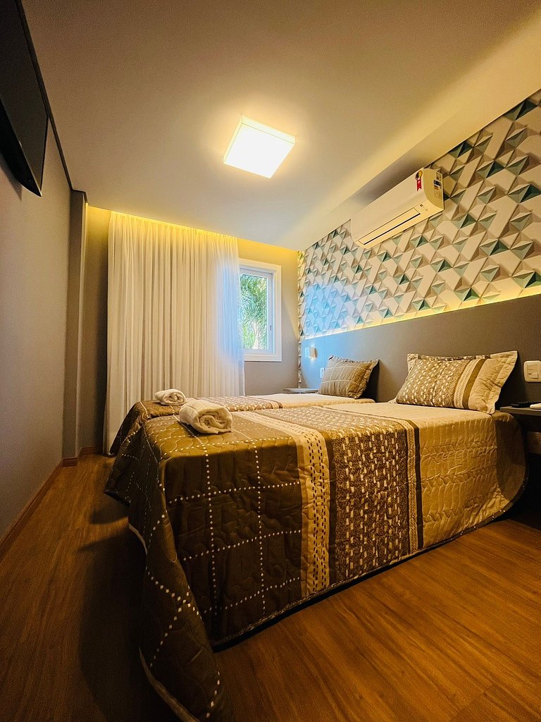 Apartamento de 2 quartos, 1 suíte, centro Gramado