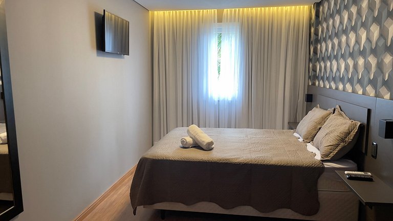 Apartamento de 2 quartos, 1 suíte, centro Gramado