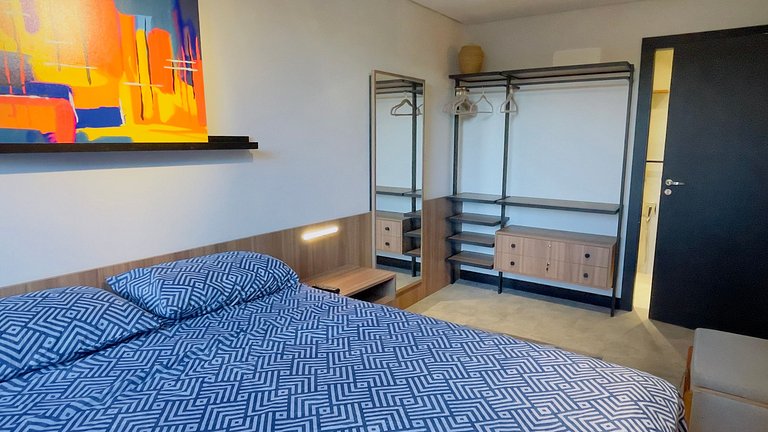 1-bedroom apartment with a suite, terrace, and swimming pool